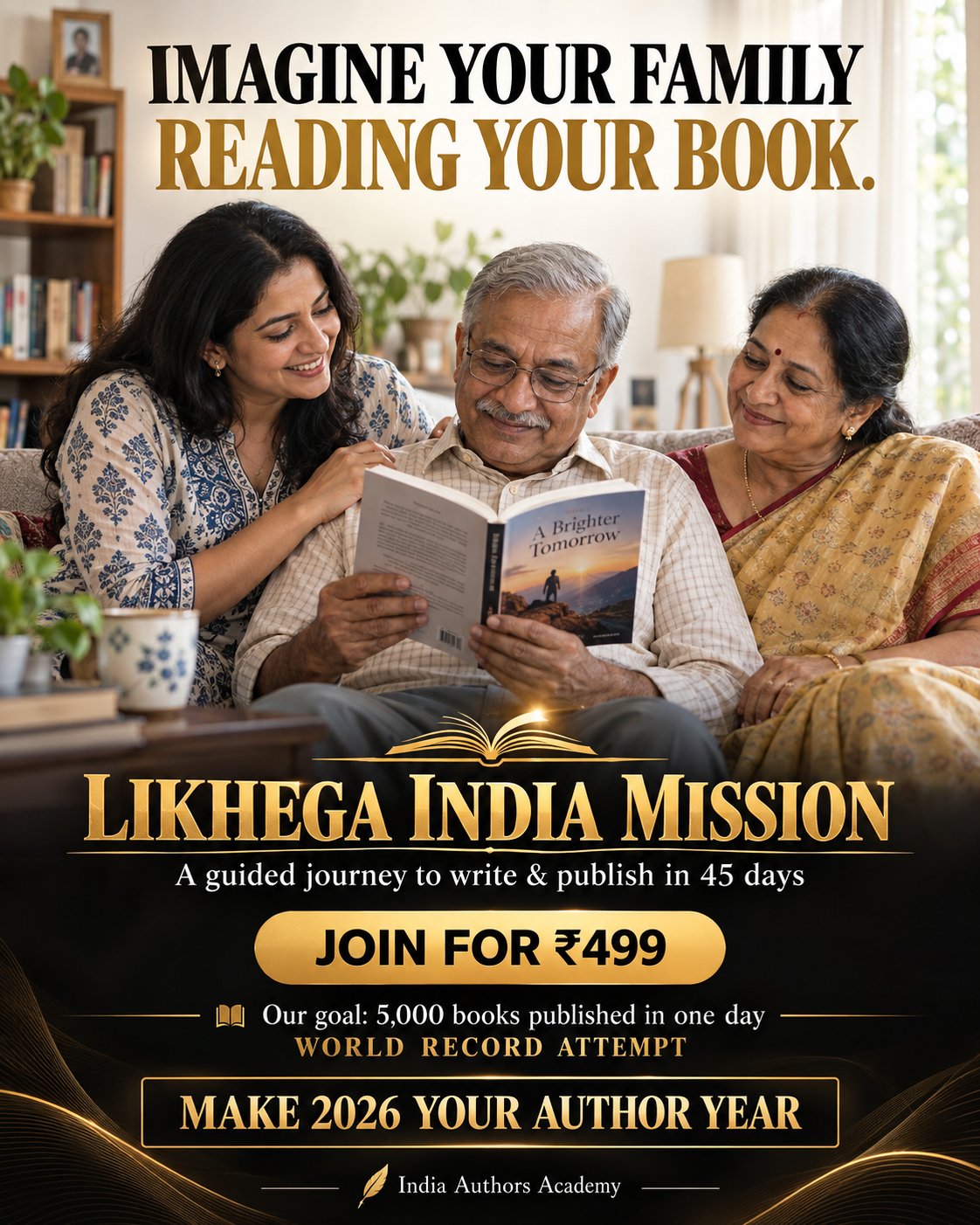 A Family's First Book Moment